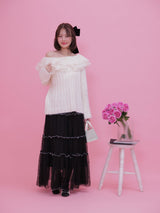 Lily Tiered Skirt - MAISON MARBLE