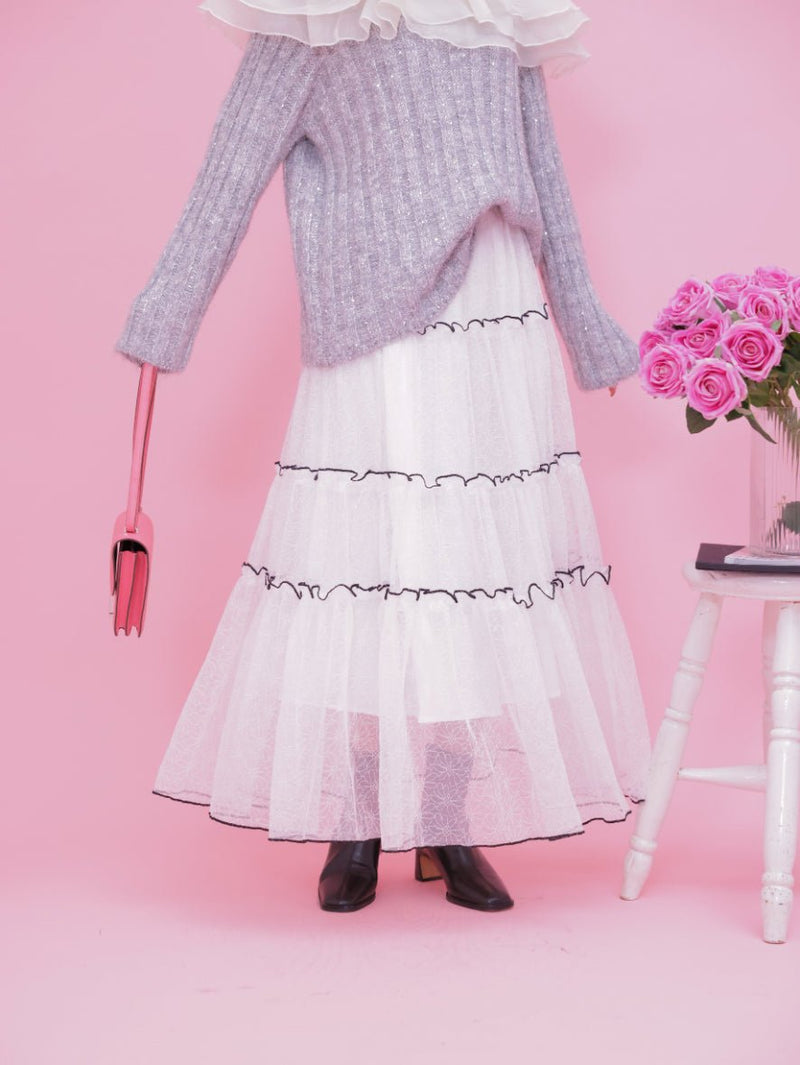 Lily Tiered Skirt - MAISON MARBLE