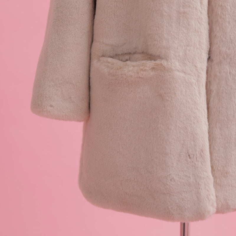 Lovelyn Fur Coat - MAISON MARBLE