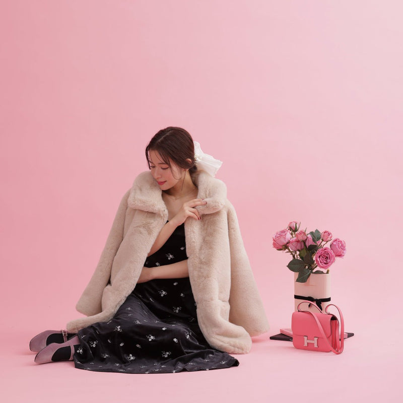 Lovelyn Fur Coat - MAISON MARBLE