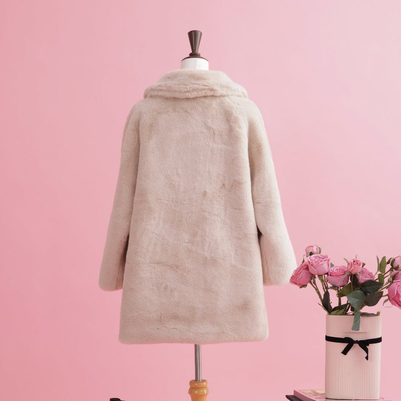 Lovelyn Fur Coat - MAISON MARBLE