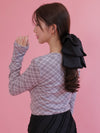 Marshmallow Check Tops - MAISON MARBLE