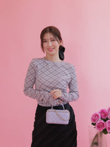 Marshmallow Check Tops - MAISON MARBLE