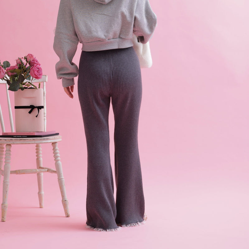 Mini Lace Knit Pants - MAISON MARBLE