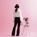 Mini Lace Knit Pants - MAISON MARBLE