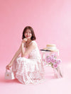 Mini Rose Frill Dress - MAISON MARBLE