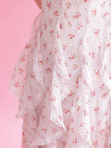 Mini Rose Frill Dress - MAISON MARBLE