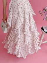 Mini Rose Frill Dress - MAISON MARBLE