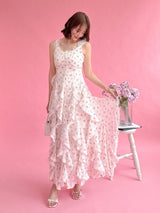 Mini Rose Frill Dress - MAISON MARBLE