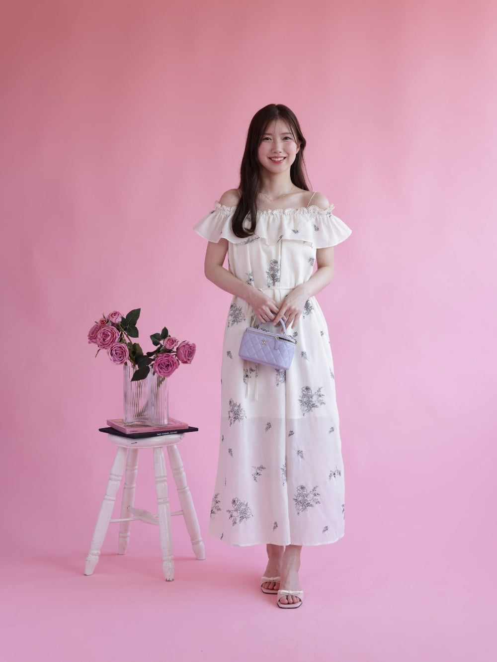 MAISON MARBLE リブニットドレス 再販】Monotone Embroidery Dress – MAISON MARBLE