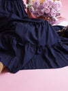 Navy Lily Dress - MAISON MARBLE