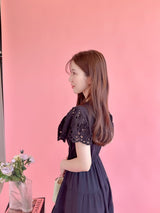 Noir Grace Dress - MAISON MARBLE