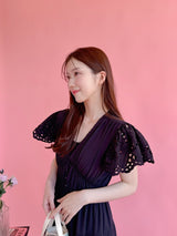 Noir Grace Dress - MAISON MARBLE