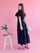 Noir Grace Dress - MAISON MARBLE