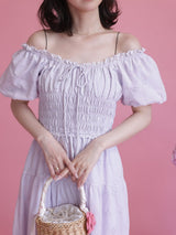 Odette Cotton Dress - MAISON MARBLE