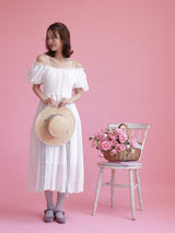 Odette Cotton Dress - MAISON MARBLE