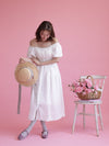 Odette Cotton Dress - MAISON MARBLE