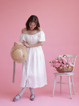 Odette Cotton Dress - MAISON MARBLE