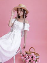 Odette Cotton Dress - MAISON MARBLE