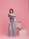 Off shoulder Puff Tee - MAISON MARBLE