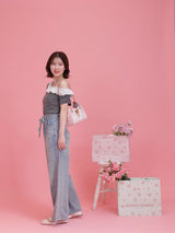 Off shoulder Puff Tee - MAISON MARBLE