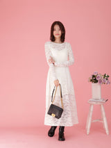 Open Back Lace Dress - MAISON MARBLE