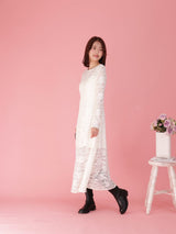 Open Back Lace Dress - MAISON MARBLE