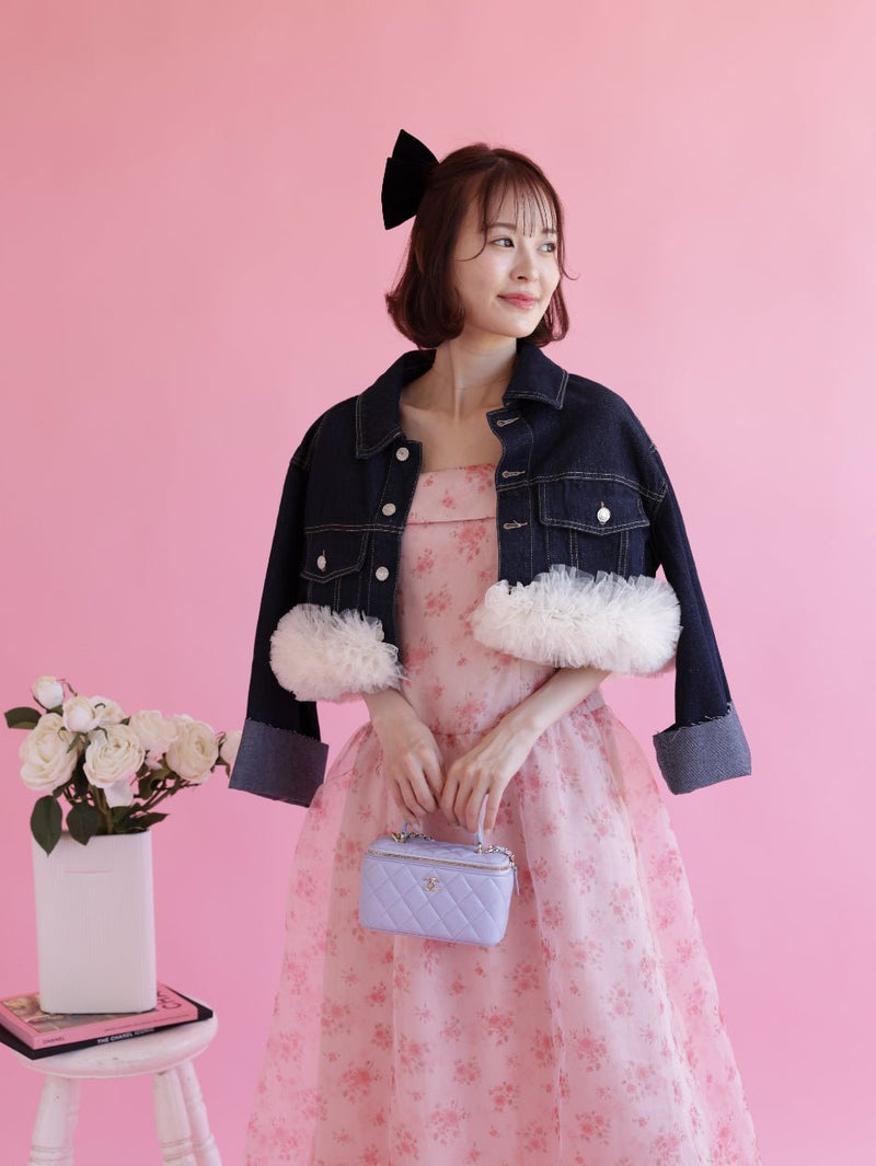 Organdy Rose Dress - MAISON MARBLE