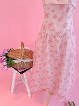 Organdy Rose Dress - MAISON MARBLE