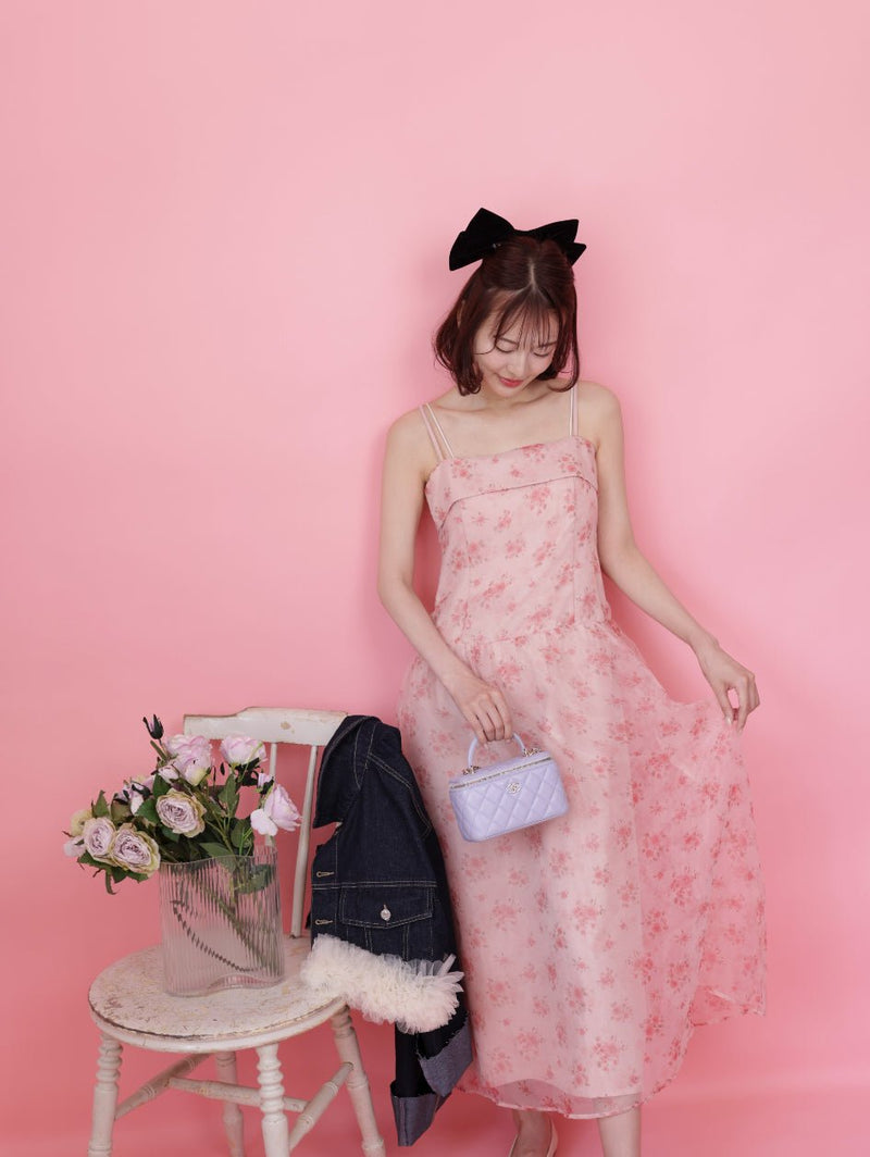 Organdy Rose Dress - MAISON MARBLE