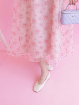 Organdy Rose Dress - MAISON MARBLE
