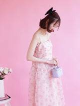 Organdy Rose Dress - MAISON MARBLE