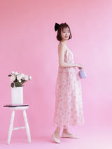 Organdy Rose Dress - MAISON MARBLE