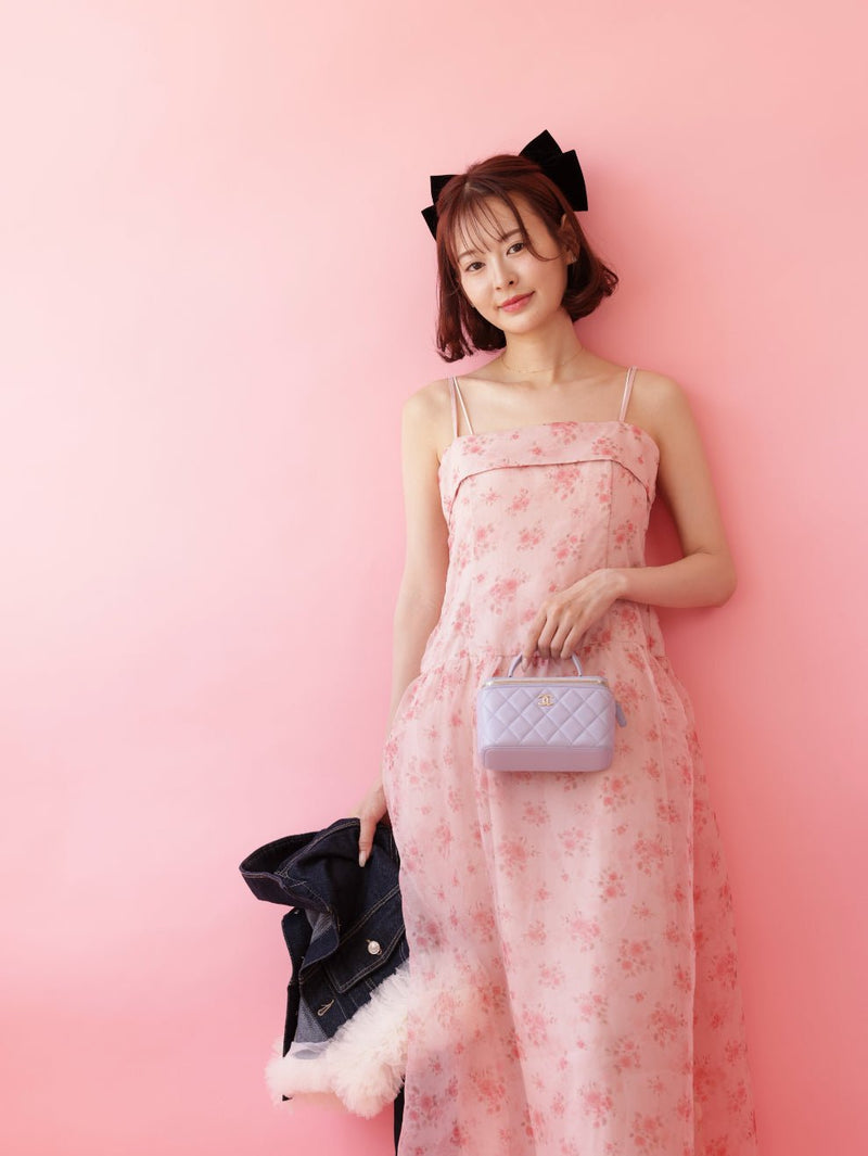 Organdy Rose Dress - MAISON MARBLE