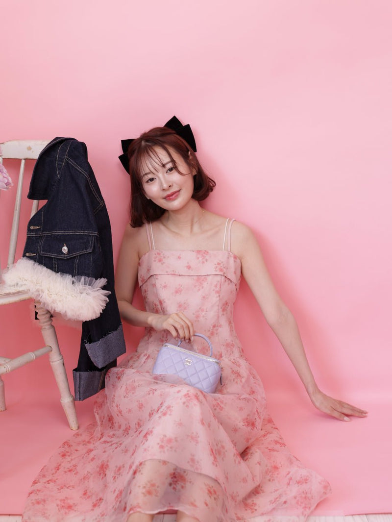 Organdy Rose Dress - MAISON MARBLE