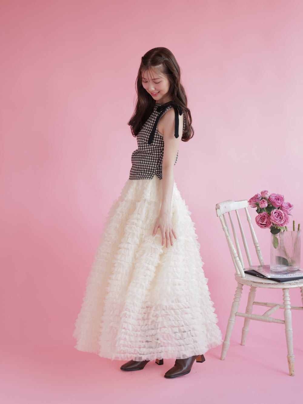 在庫調整】Parisienne Tulle Skirt – MAISON MARBLE