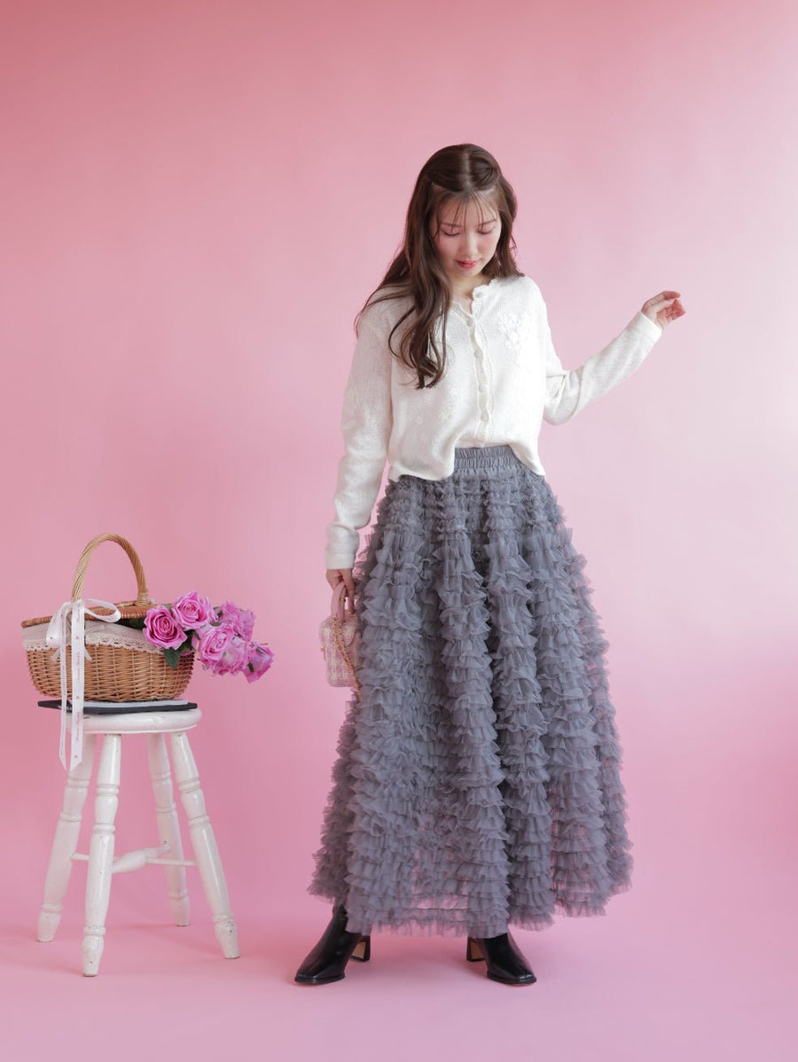 在庫調整】Parisienne Tulle Skirt