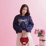 Pearl Ribbon Sweater - MAISON MARBLE