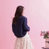 Pearl Ribbon Sweater - MAISON MARBLE