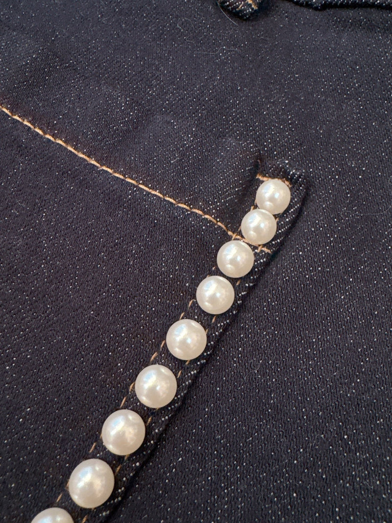 Pearl Stretchy Denim - MAISON MARBLE