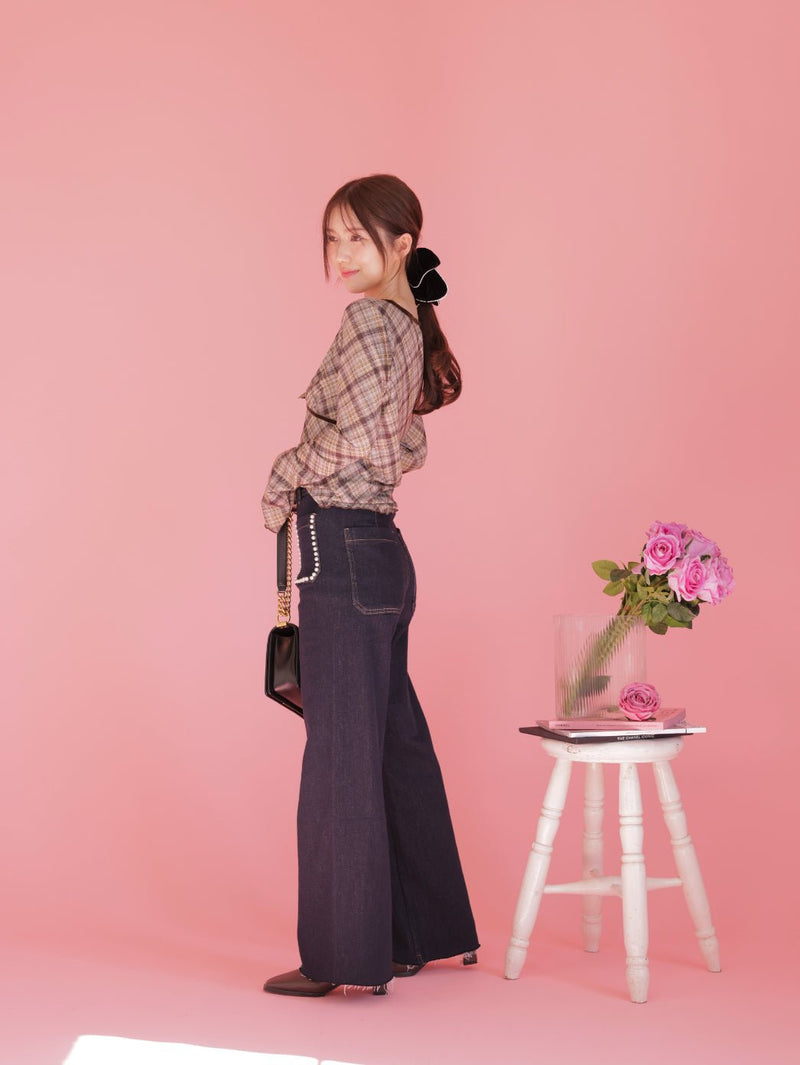 Pearl Stretchy Denim - MAISON MARBLE