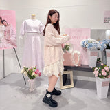 Pink Cable Cardigan - MAISON MARBLE