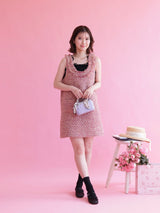 Pink Tweed Dress - MAISON MARBLE