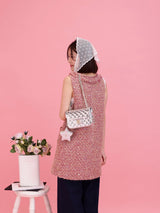 Pink Tweed Dress - MAISON MARBLE