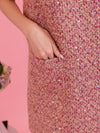 Pink Tweed Dress - MAISON MARBLE