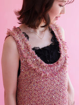 Pink Tweed Dress - MAISON MARBLE