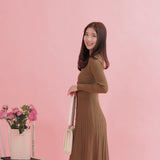 Pleats Knit Dress - MAISON MARBLE