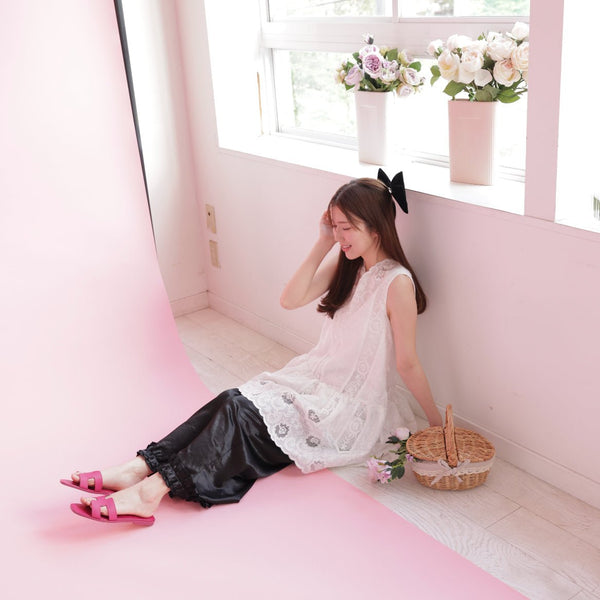 Lacy Angel Blouse Pink – MAISON MARBLE