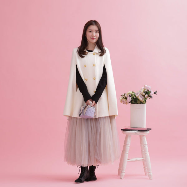 【PRE ORDER】Bianca Cape Jk - MAISON MARBLE