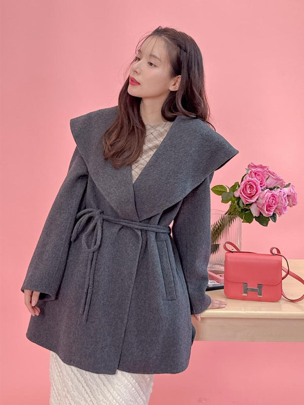 【PRE ORDER】Big Collar Coat - MAISON MARBLE
